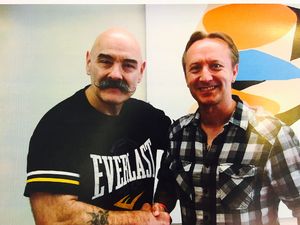 Supporting image for story: Shropshire author links up with notorious friend Charles Bronson to pen horror story