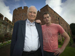 Supporting image for story: Pictures and video: Snows bring battle to life - TV pair enthuse about history of Shrewsbury