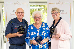 (L_R) Terry Flower, Sylvia Enefer and Verena Swinnerton

PHOTOGRAPH BY RICHARD GRANGE / UNP (United National Photographers).