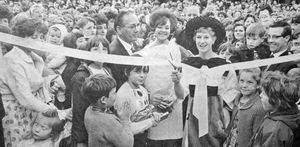 June 10, 1967: 'Miss Jean Morton, of ATV's Tingha and Tucker programme, officially opens 'Unity House', the new Co-op supermarket, which opened in Oakengates on Saturday.' 