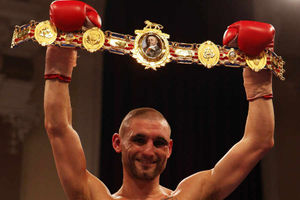 Just champion - Martin Gethin won and lost the British lightweight title before stepping up to light welter.