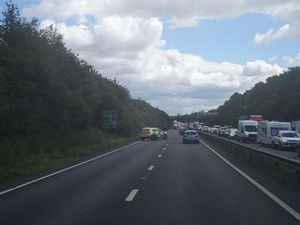 Traffic on the A5 in Shrewsbury. Picture: Christopher Dawson