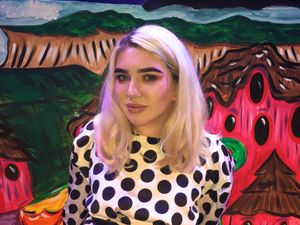 Supporting image for story: Dudley artist adds splash of colour to theatre set 