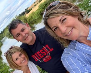 Dylan with his sisters