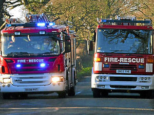 Supporting image for story: Three fire crews tackle Oswestry house fire