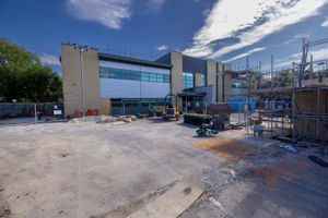 Work is taking place to convert a former office block at Castlegate into the new Dudley Police HQ