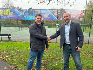 Supporting image for story: Game, set and match: Gym sponsors free tennis sessions at Staffordshire park