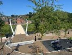 The bridge has finally been opened. Picture: Powys County Council