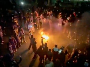 Supporting image for story: Iran warns it will target US troops and Israel if America strikes over protests