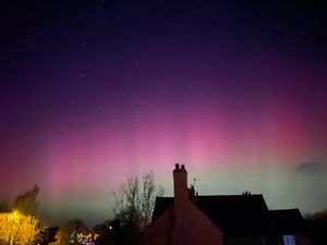 The Northern Lights in Church Stretton. Pictures: Eva Spurling