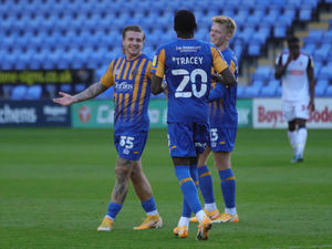 Supporting image for story: Shrewsbury Town striker Jason Cummings hailed after big milestone