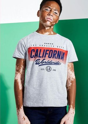 Kaiden modelling in the Primark campaign