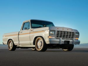 Supporting image for story: Ford showcases electric crate motor in new F-100 Eluminator concept