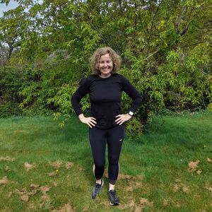 Supporting image for story: A woman is running a half marathon at a Builth Wells park to raise money for a Powys cancer support centre