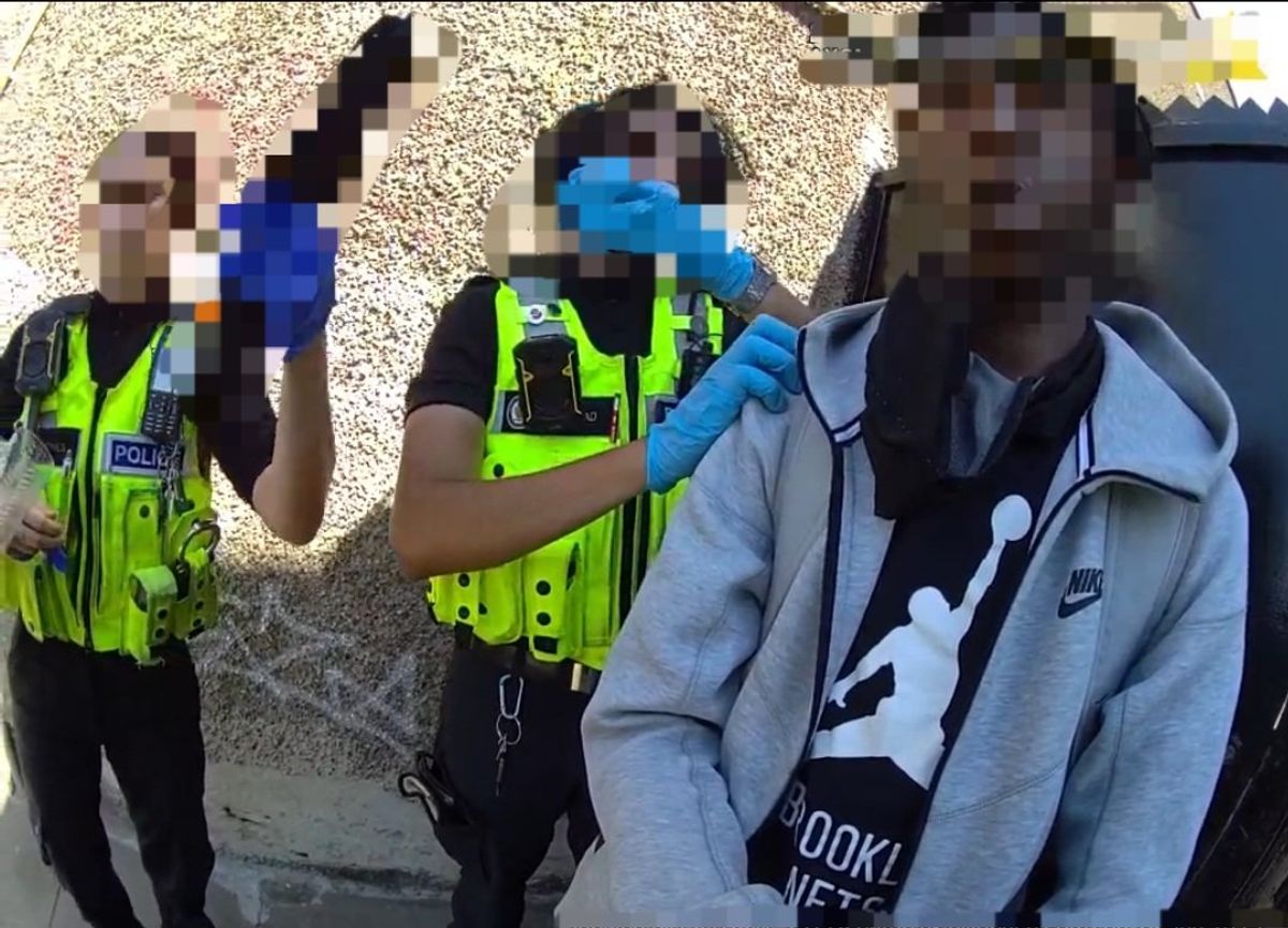 Man charged after large combat knife and cannabis found on Birmingham high street