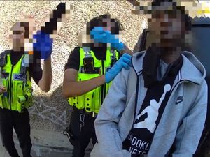 Supporting image for story: Man charged after large combat knife and cannabis found on Birmingham high street