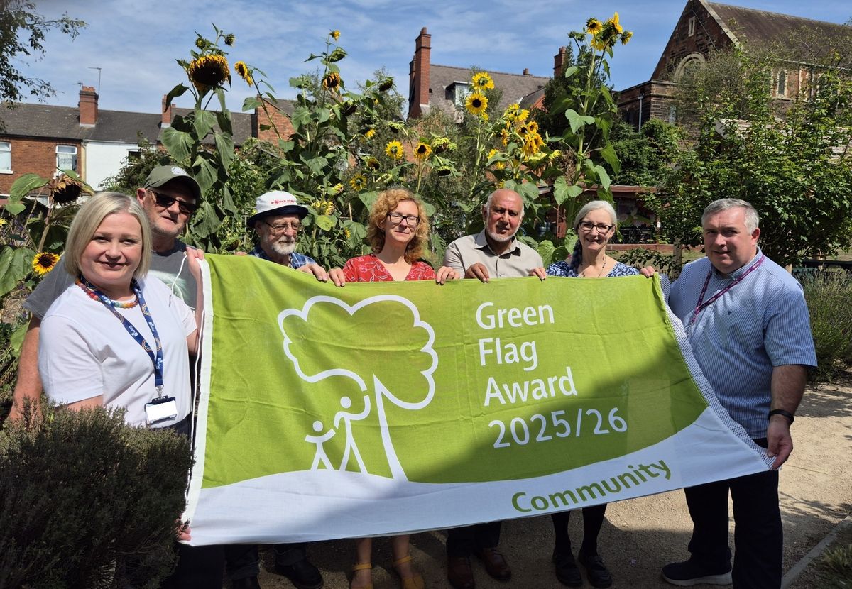 Walsall community garden raises the Green Flag for seventh year running