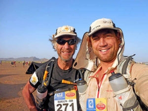 Supporting image for story: Shropshire Craig's gruelling run in heat of Sahara raises thousands for charity