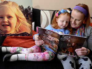 Supporting image for story: Poorly girl inspires mother's fairy tale