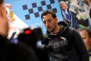 Ryan Mason cut a disappointed figure after a red card proved costly in his side's defeat in Coventry. (Photo by Adam Fradgley/West Bromwich Albion FC via Getty Images)