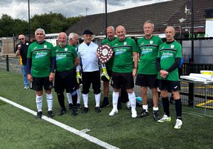 Old Corinthians Walking Football Club fundraiser for Pelsall Hall care home