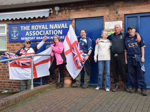 Supporting image for story: Group makes trek from Market Drayton to Newport for Royal Naval Association Club
