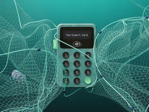 Supporting image for story: Payment card reader made from recycled ocean plastics launched