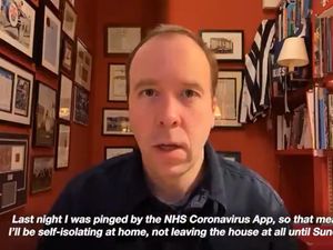 Supporting image for story: Matt Hancock self-isolating after coronavirus contact