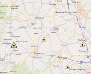 The Environment Agency has updated flood alerts and warnings across the West Midlands following further rain