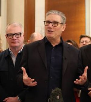 Mayor Richard Parker with the Prime Minister in China