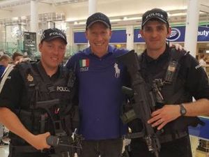 Supporting image for story: Former West Brom strike partners Lee Hughes and Scott Dobie reunited in strange circumstances