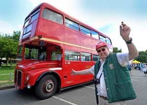 Martin Fisher from Aldridge Transport Museum was part of the event