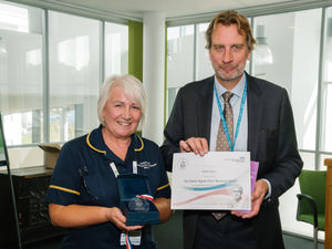 Supporting image for story: Dedicated Oswestry nurse wins medal