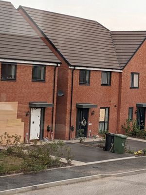 The damaged properties 