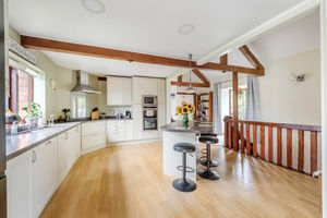 Inside the barn conversion. Picture: Barbers/Rightmove