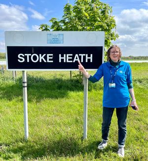 Miranda from Lingen Davies delivering Cancer Campions training at HMP Stoke Heath