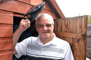 It's a final farewell to Ian's shed and its store of magazines