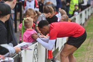 Players signed shirts and took pictures with their loyal fans