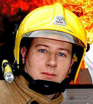 Firefighter Rob Corfield heard the blast