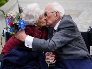 RAF veterans Kathleen, 101, and Roy Lawrence, 100, who have been married for 74 years