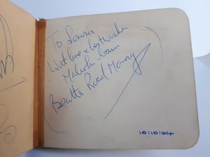 The signature of Mal Evans 