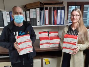 Supporting image for story: Mask donation for Newport support services