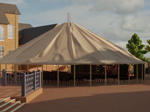 Supporting image for story: Wolverhampton art centre’s open-air stage is all set for summer lift off