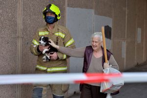 The scene in Walsall