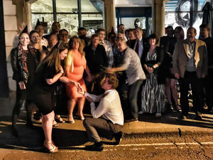 Supporting image for story: Traffic comes to a standstill as husband-to-be pops the question in Ellesmere
