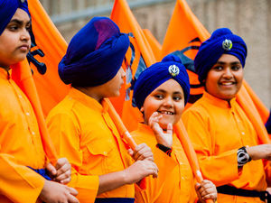 Supporting image for story: Dancing and drums at Telford Sikh celebration