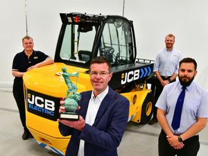 Supporting image for story: New electric JCB forklift ready for quiet use indoors