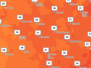 Supporting image for story: Amber heat alert extended for Shropshire as June ends with hottest day on record