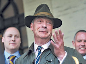 Supporting image for story: We are being smeared, says Ukip leader Nigel Farage in Midlands visit