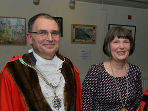 Supporting image for story: Royal party for outgoing Ludlow mayor